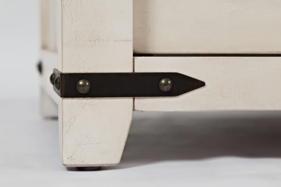 Antiikvalge kummut Avola AV1706-70, taaskasutatud männipuidust – 10