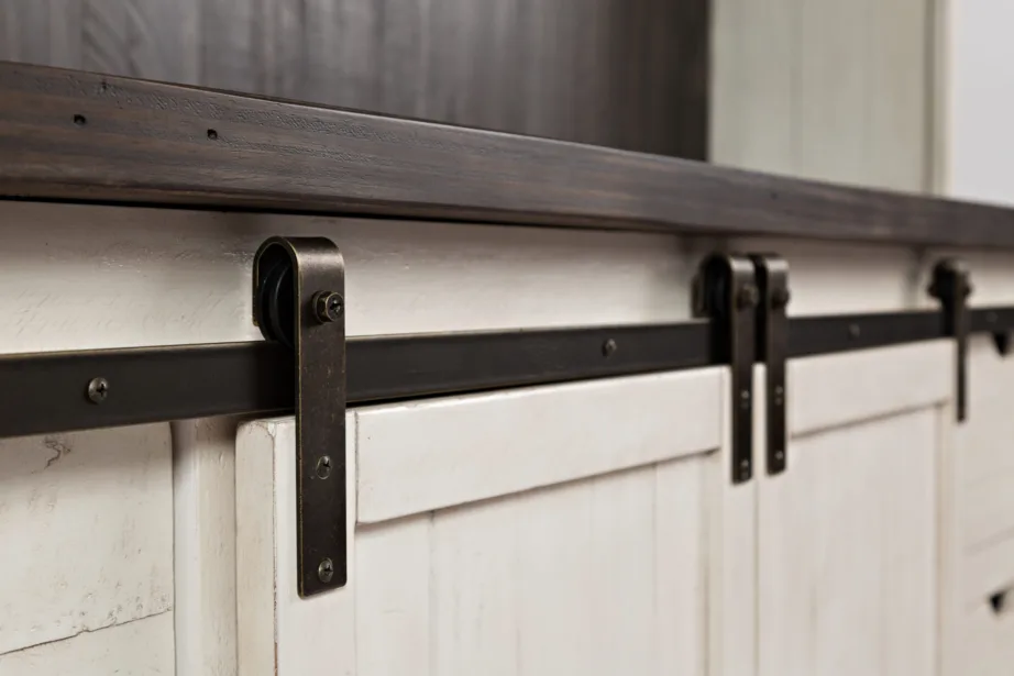 Antiikvalge kummut Avola AV1706-70, taaskasutatud männipuidust – 12