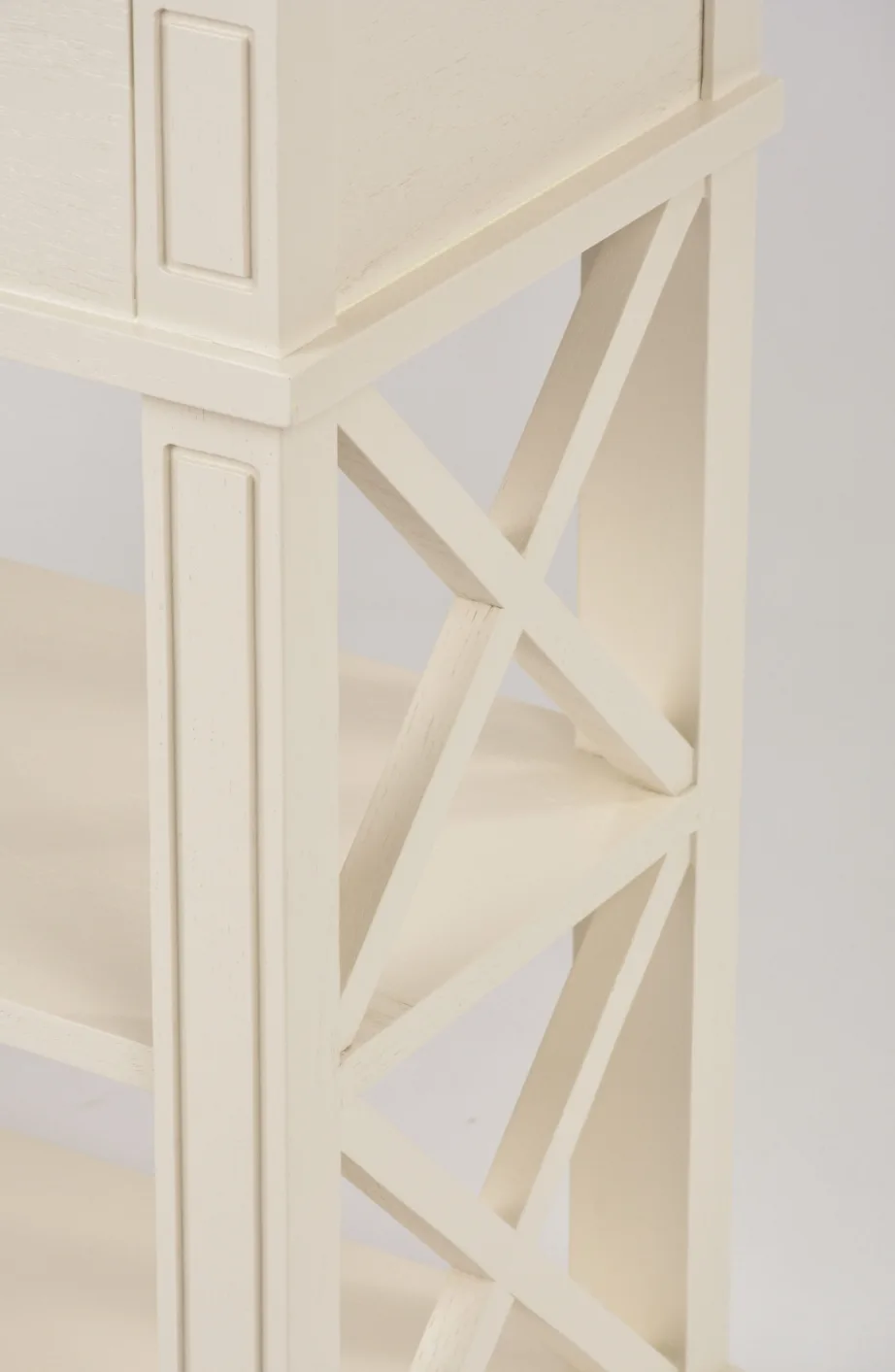 Beež konsoollaud Hamilton HT028, tammepuidust – 10