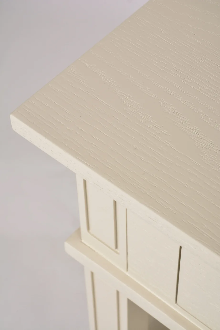 Beež konsoollaud Hamilton HT028, tammepuidust – 14