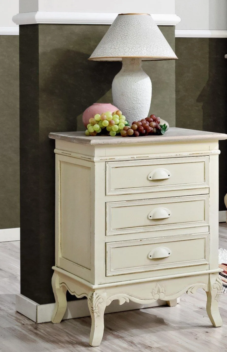 Beež öökapp Rimini RI013, Paulownia puidust – 4