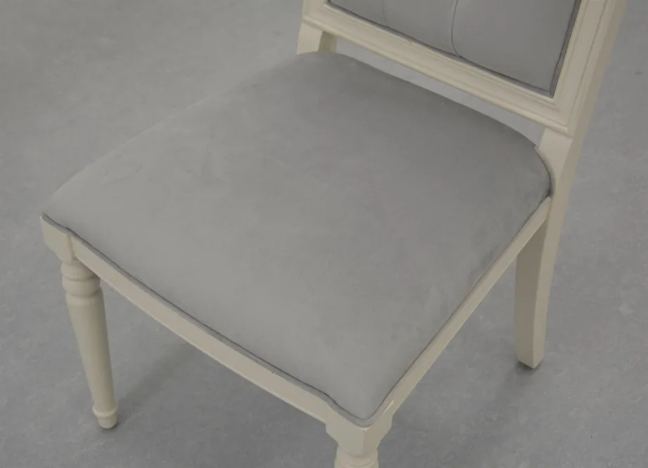 Beež Dijon DI28 polsterdatud tool, kasepuust – 3