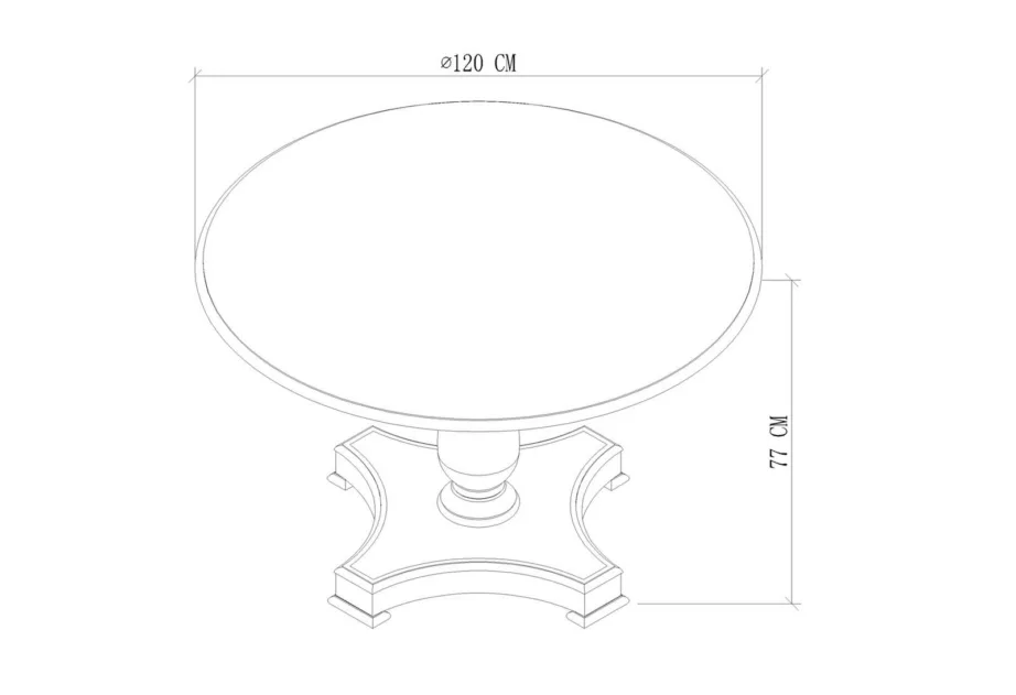 Beež söögilaud Dijon DI13, pöök, kasevineer – 4