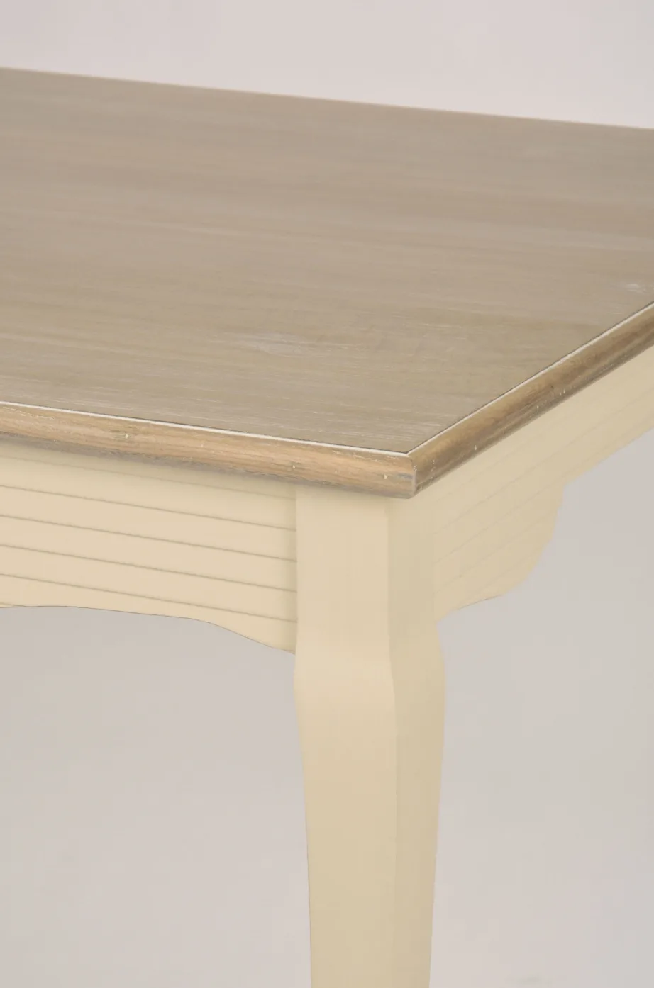 Beež söögilaud Pesaro PE026, lehtpuu puidust – 6