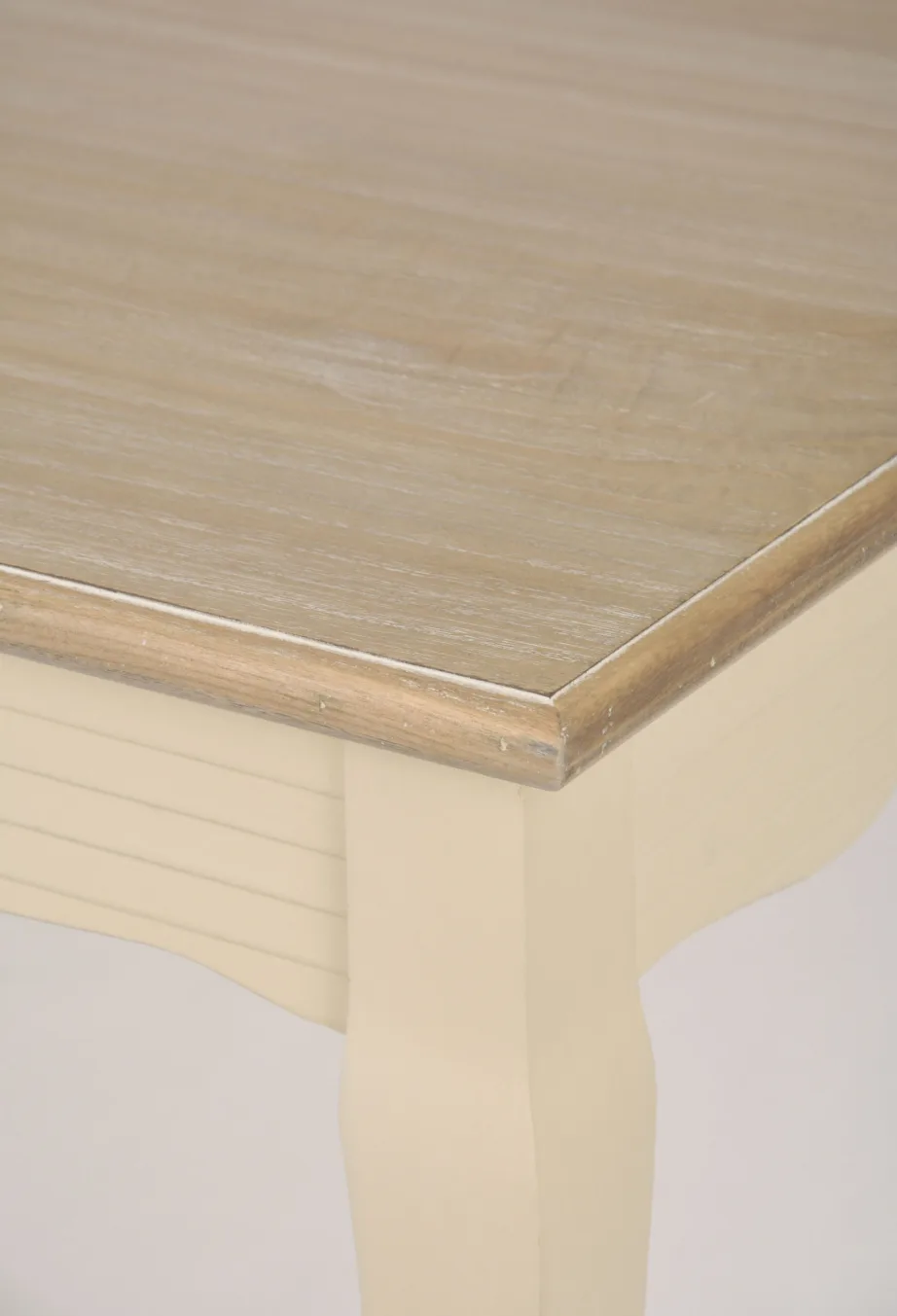 Beež söögilaud Pesaro PE026, lehtpuu puidust – 7