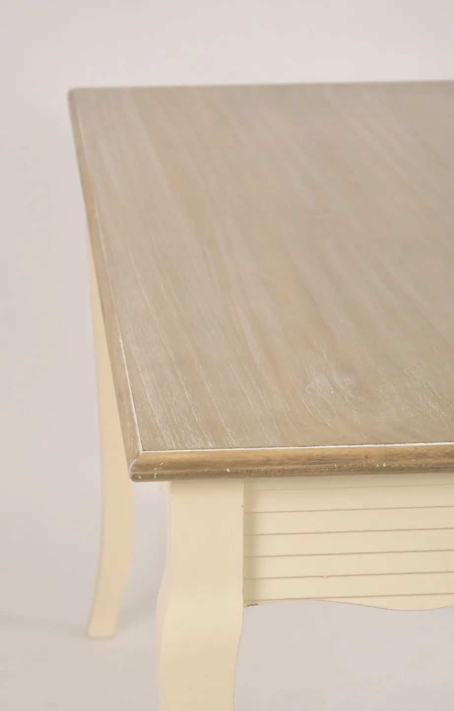 Beež söögilaud Pesaro PE026, lehtpuu puidust – 8