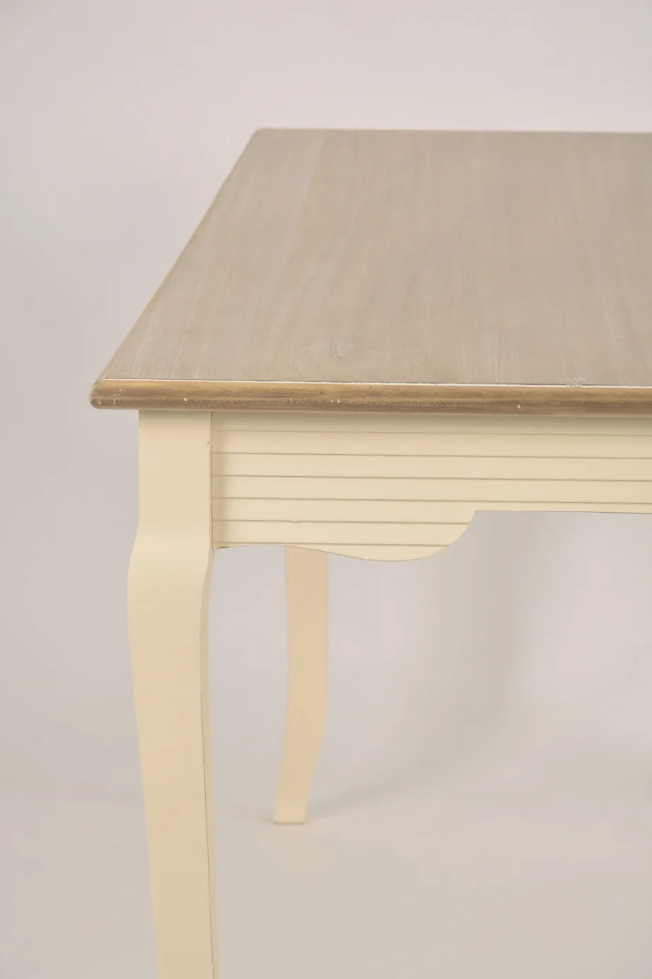 Beež söögilaud Pesaro PE026, lehtpuu puidust – 9