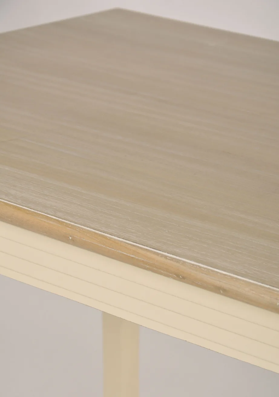 Beež söögilaud Pesaro PE026, lehtpuu puidust – 12