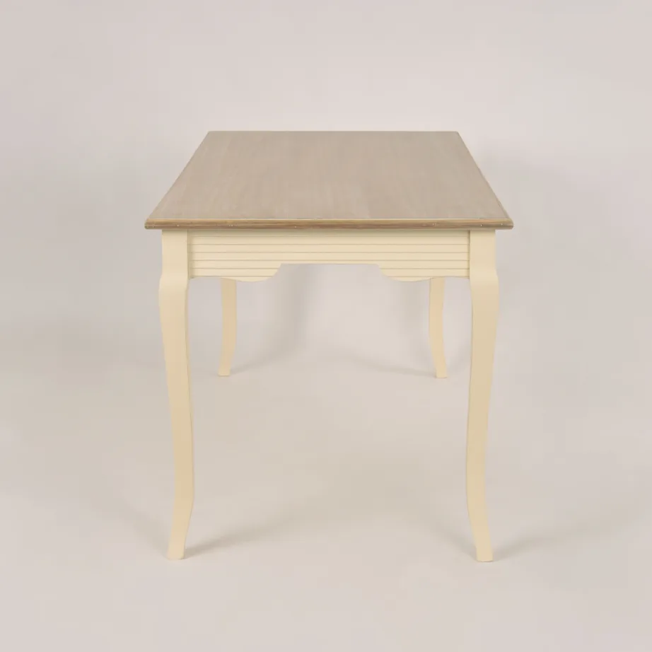 Beež söögilaud Pesaro PE026, lehtpuu puidust – 3