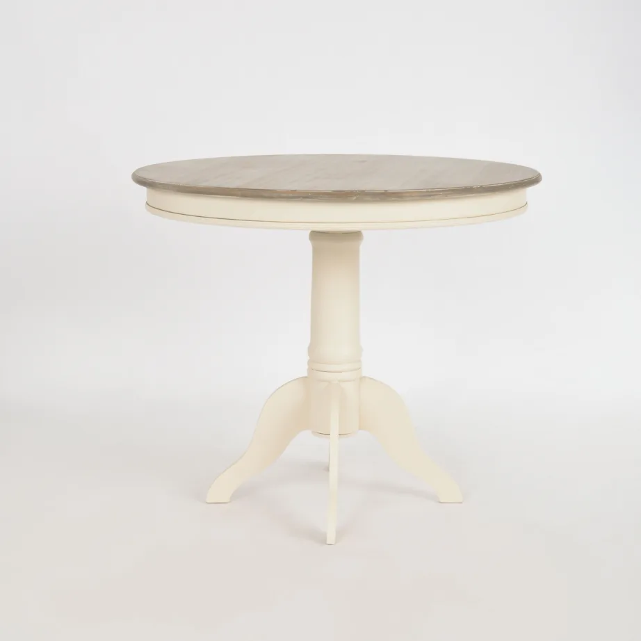 Beež söögilaud Rimini RI116, lehtpuu puidust – 5