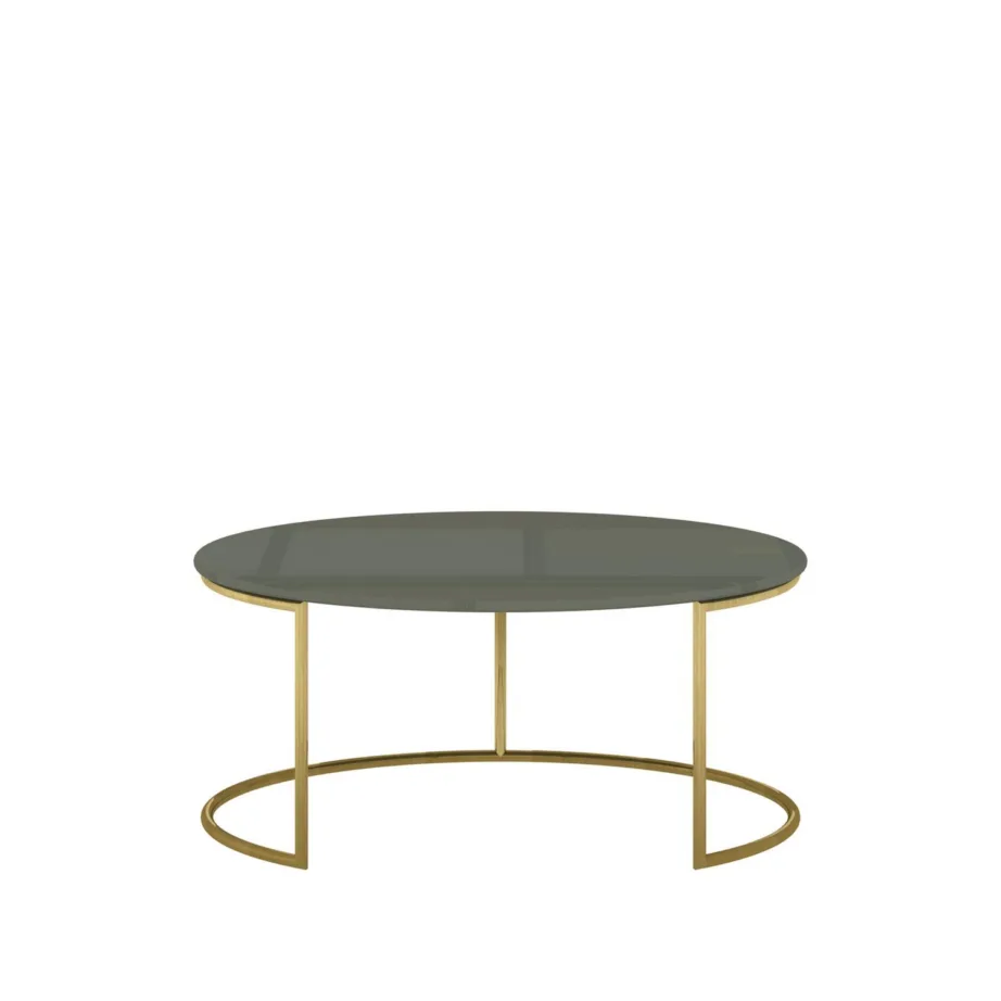 Roheline kohvilaud Rose Hill RH07, kõrgläikega MDF – 2