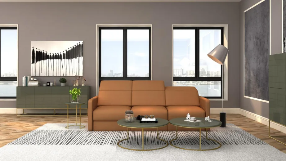 Roheline kohvilaud Rose Hill RH07, kõrgläikega MDF – 3