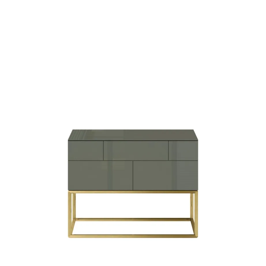 Roheline öökapp Rose Hill RH08, kõrgläikega MDF – 2