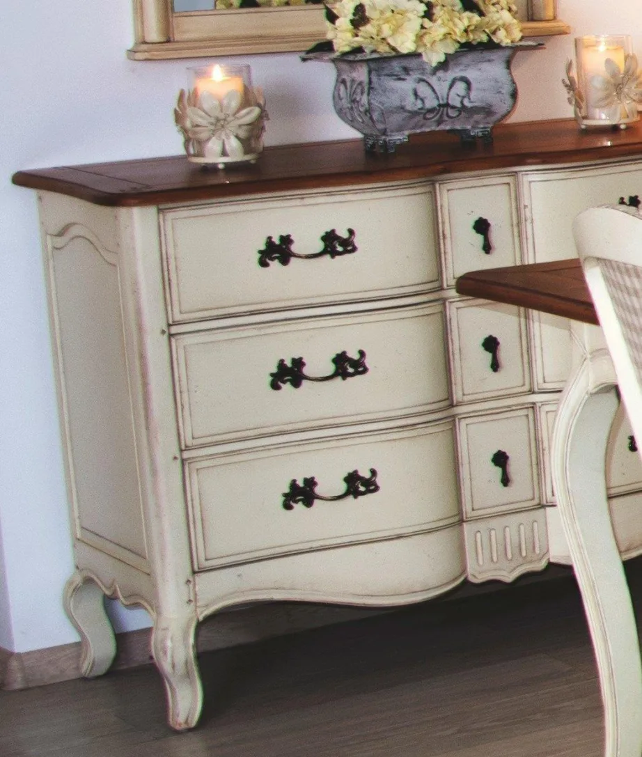 Elevandiluu värvi kummut Verona VE815, kasepuidust – 3