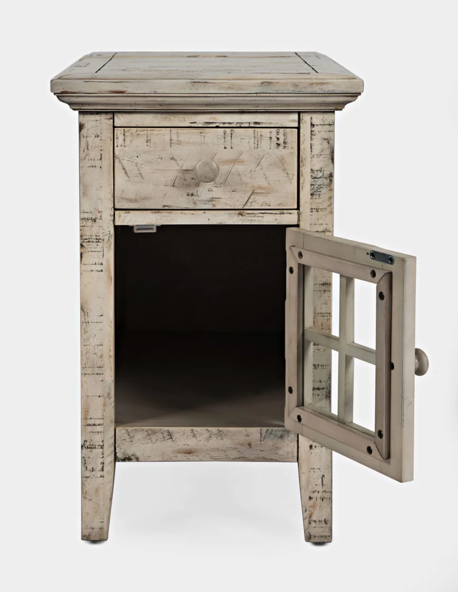 Elevandiluu värvi öökapp Avola AV1610-22, akaatsiapuidust – 2