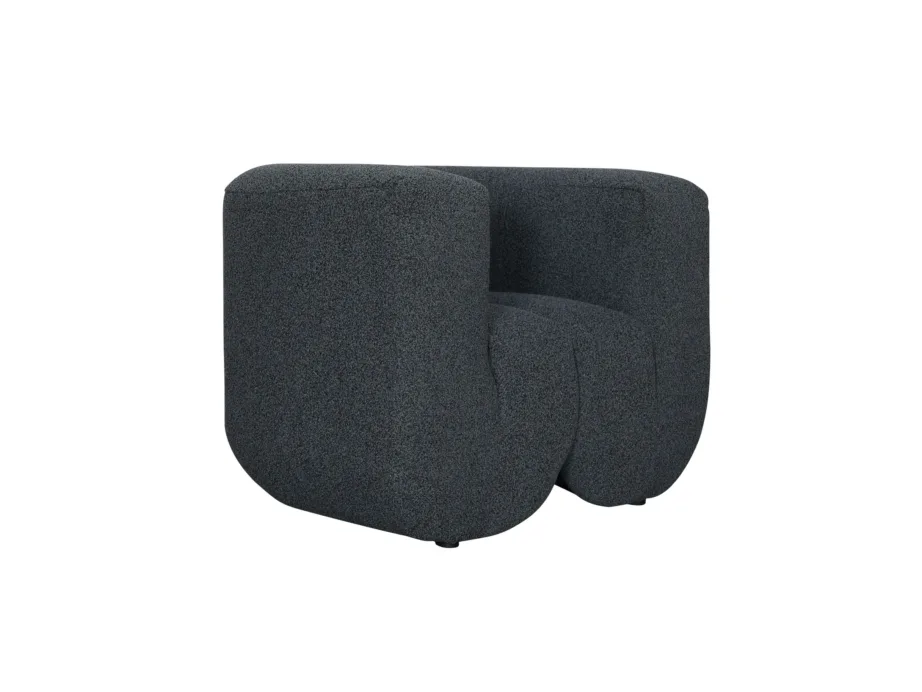Grafiitmust Nua N88-100-6 tugitool, chenille kangast – 6