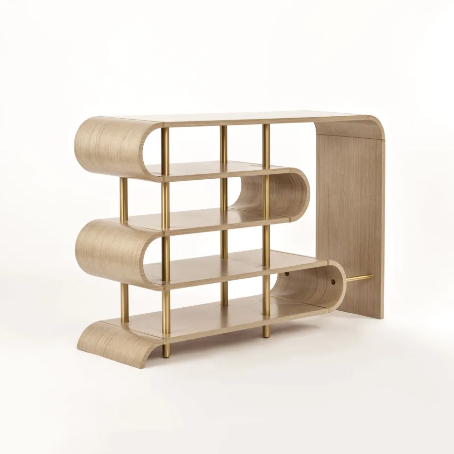 Hall ja kuldsete jalgadega konsoollaud Stilig ST962, roostevaba teras – 6