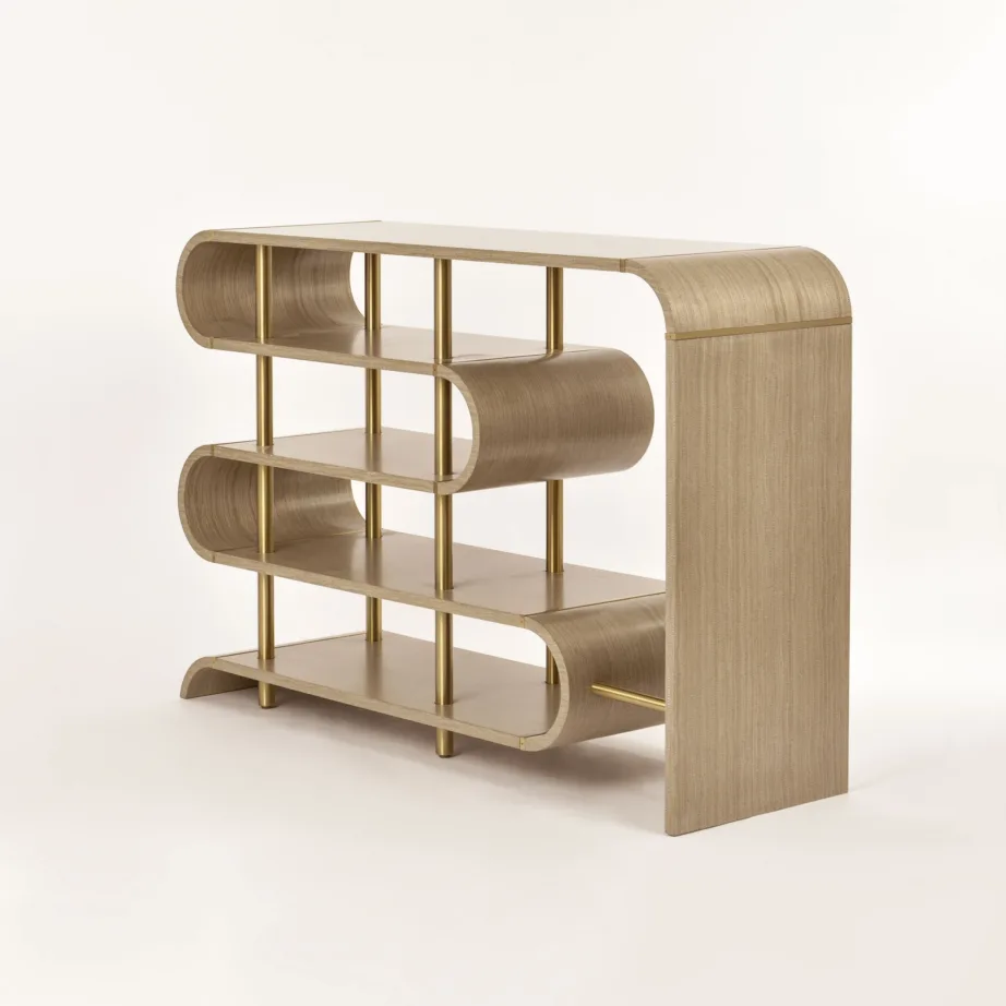 Hall ja kuldsete jalgadega konsoollaud Stilig ST962, roostevaba teras – 8