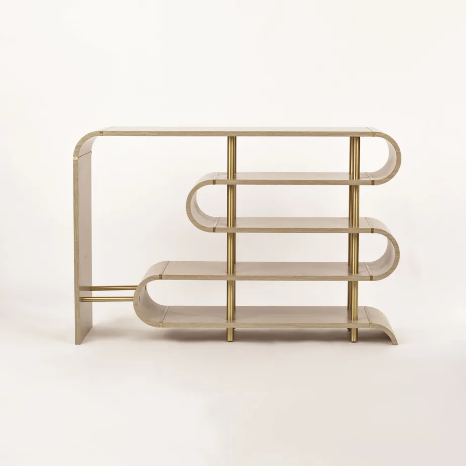 Hall ja kuldsete jalgadega konsoollaud Stilig ST962, roostevaba teras – 11