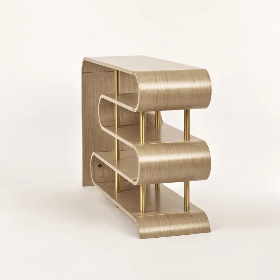 Hall ja kuldsete jalgadega konsoollaud Stilig ST962, roostevaba teras – 4