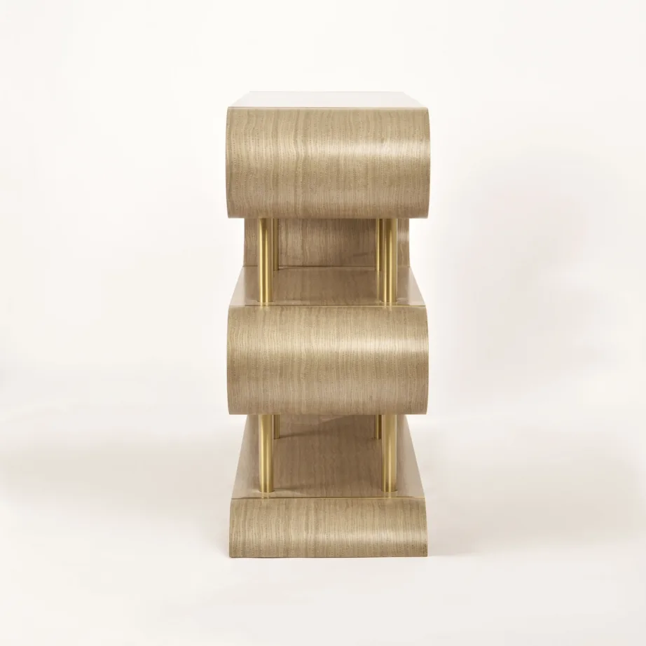 Hall ja kuldsete jalgadega konsoollaud Stilig ST962, roostevaba teras – 5