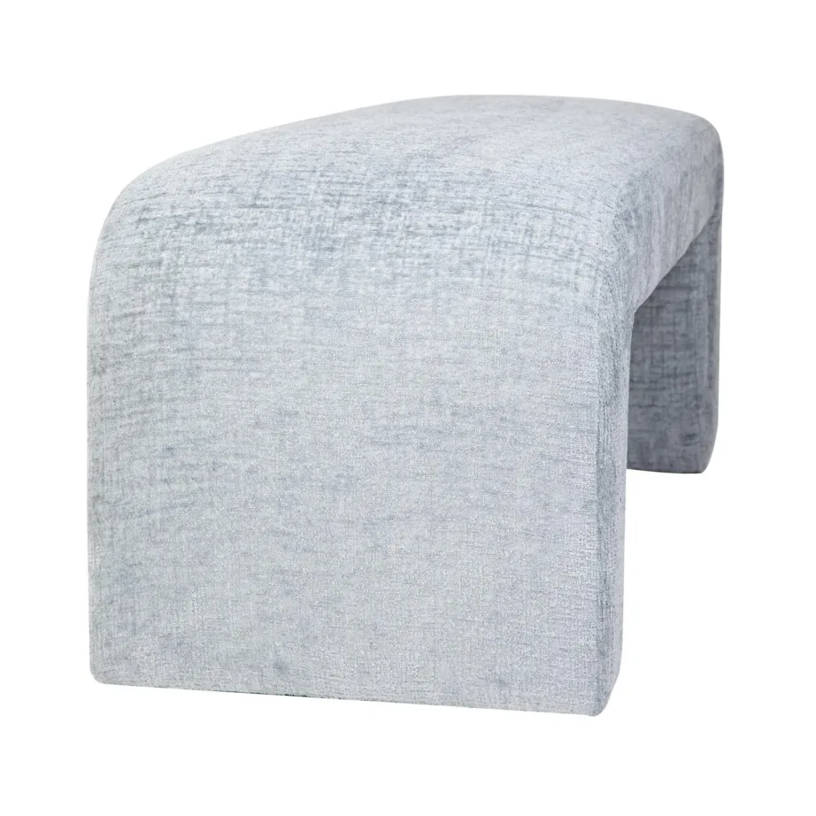 Helehall polsterdatud pink Leith LET70B, 100% polüester – 3