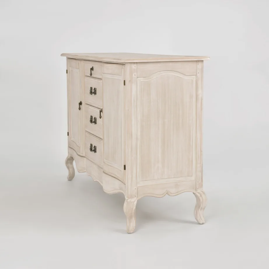 Helebeež kummut Venezia Bianco VEB803K, kasepuidust – 5