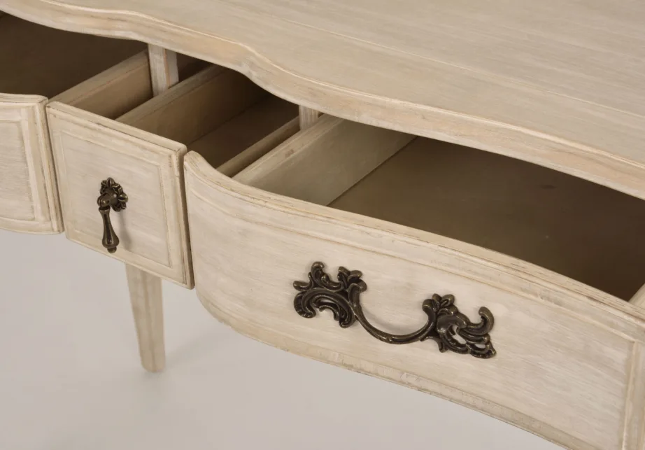 Helebeež konsoollaud Venezia Bianco VEB808K, kasepuidust – 11