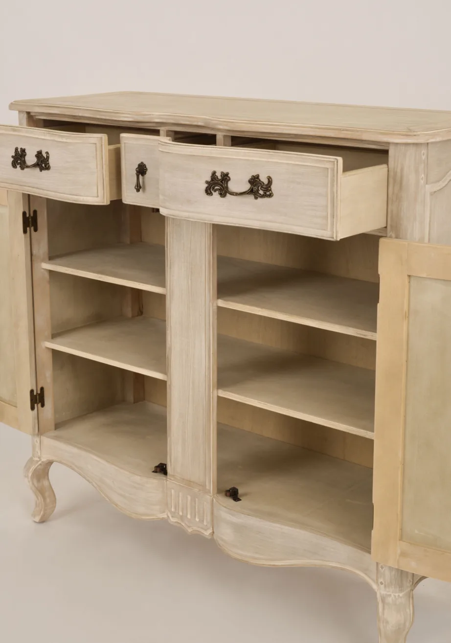 Helebeež kummut Venezia Bianco VEB873K, kasepuust – 10