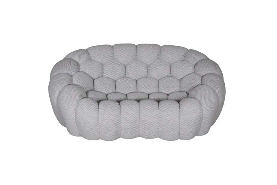 Helehall diivan Nua N57-05, 100% puuvill, puidust raam – 2