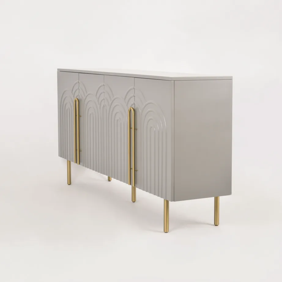 Helehall kummut Stilig ST310, MDF ja roostevaba teras – 4