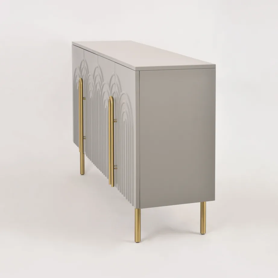 Helehall kummut Stilig ST310, MDF ja roostevaba teras – 5