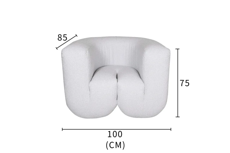 Helehall tugitool Nua N88-100-1, chenille kangast – 15