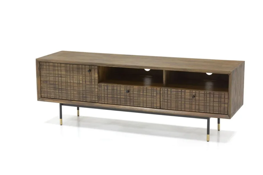 Helepruun TV-alus Maze MAZL01-160, akaatsiapuidust – 6