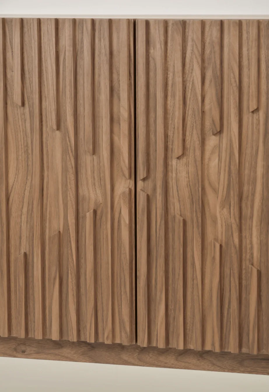 Pähklitooni kummut Hudson H06, MDF, puidust jalad – 15