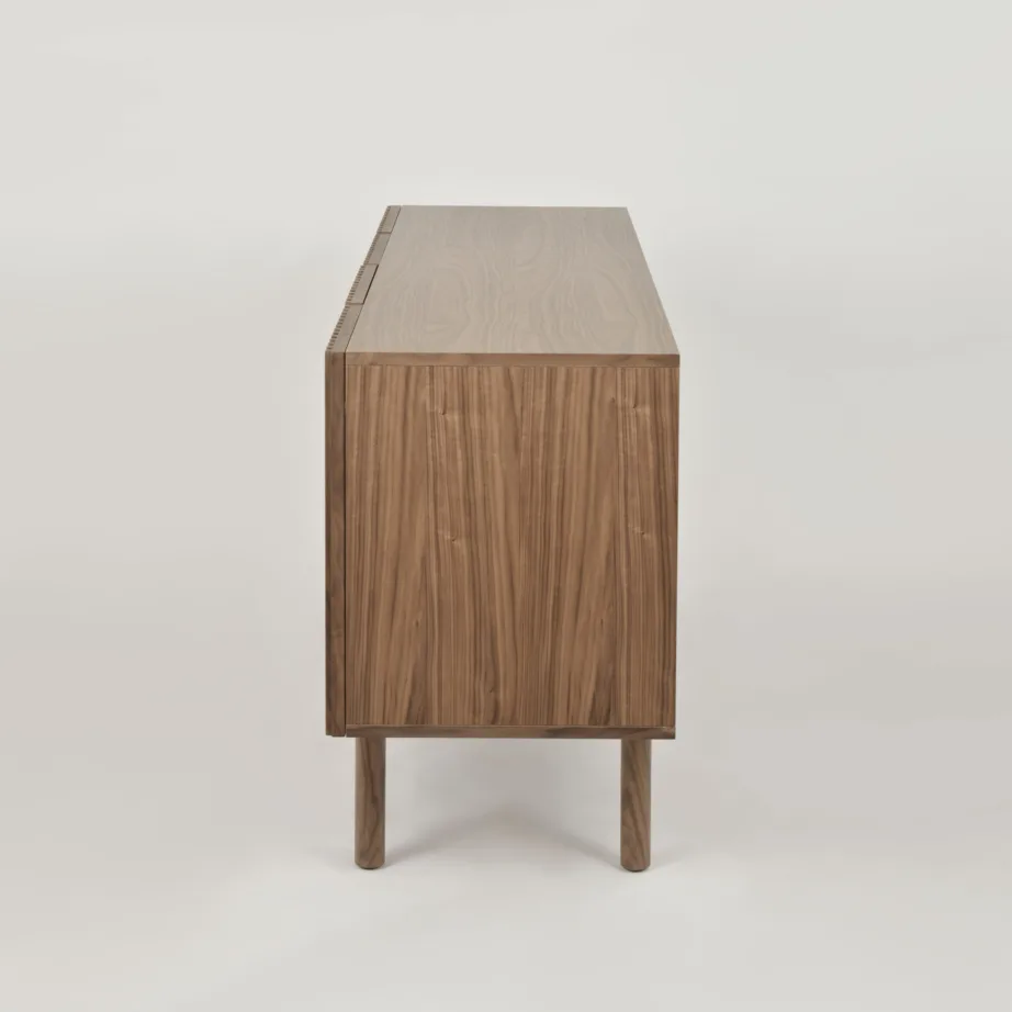 Pähklitooni kummut Hudson H06, MDF, puidust jalad – 5