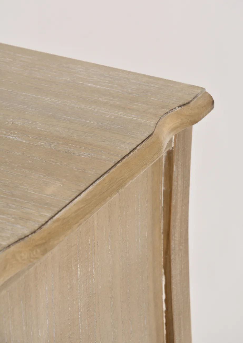 Helepruun kummut Merano ME01D, lehtpuu puidust – 12