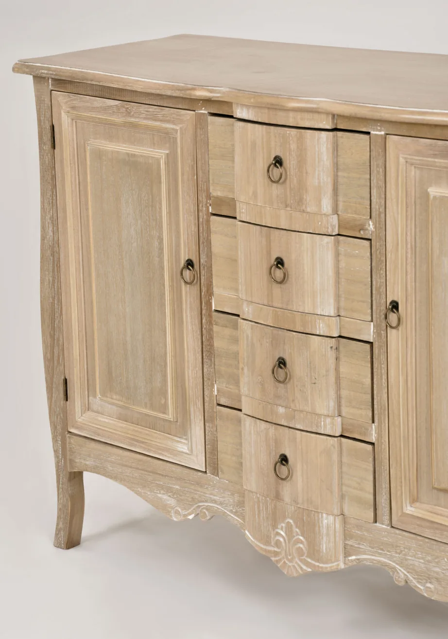 Helepruun kummut Merano ME08D, lehtpuust – 3