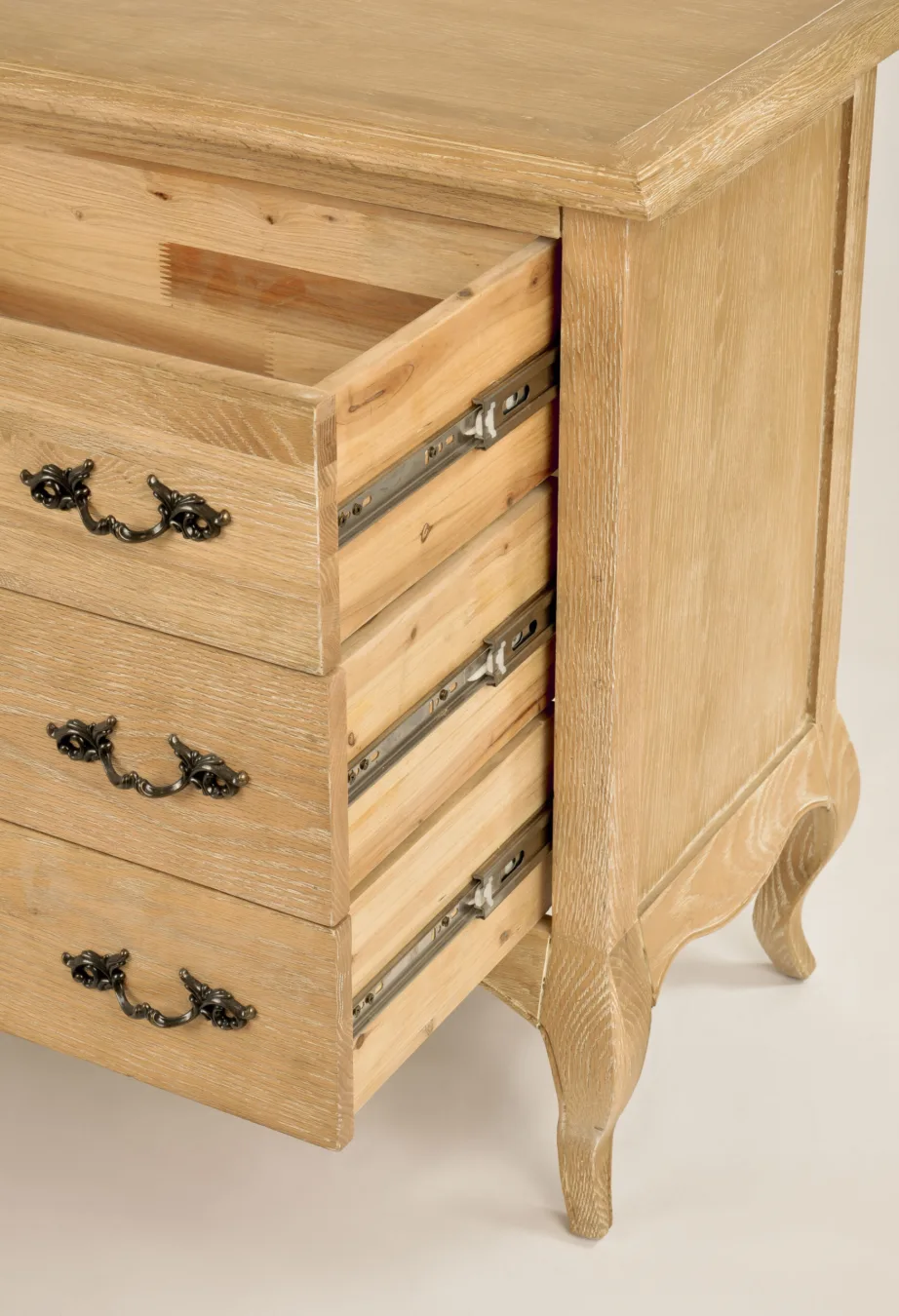 Helepruun kummut Venezia Oak VEO802, tammepuidust – 9