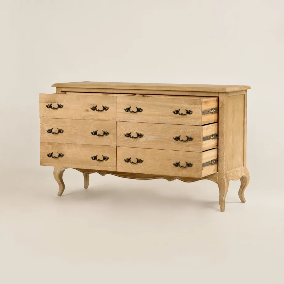 Helepruun kummut Venezia Oak VEO802, tammepuidust – 2