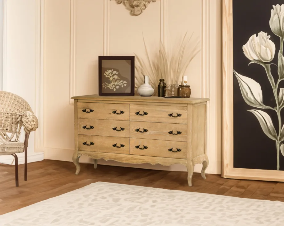 Helepruun kummut Venezia Oak VEO802, tammepuidust – 19