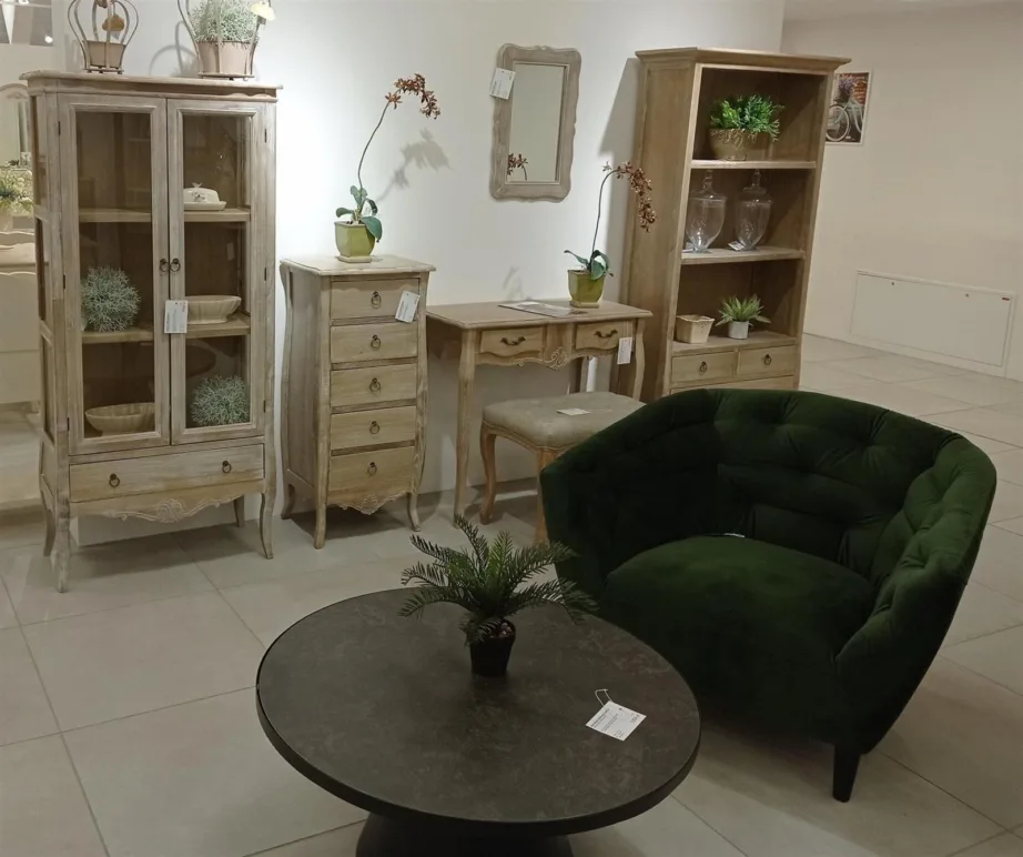 Helepruun raamaturiiul Merano ME02, lehtpuu puidust – 5