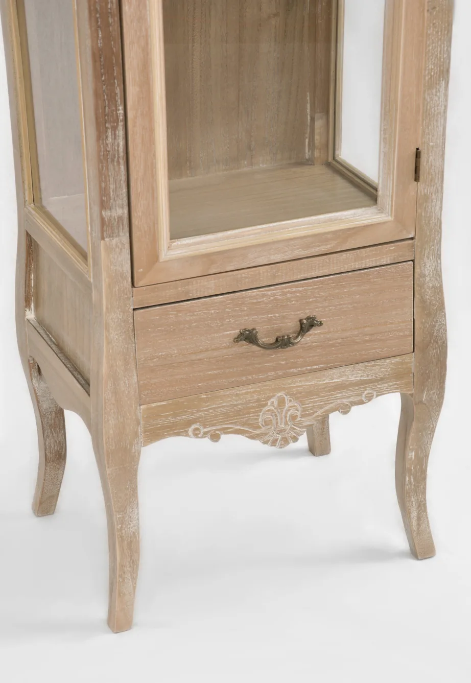 Helepruun vitriinkapp Merano ME05, lehtpuu puidust – 7