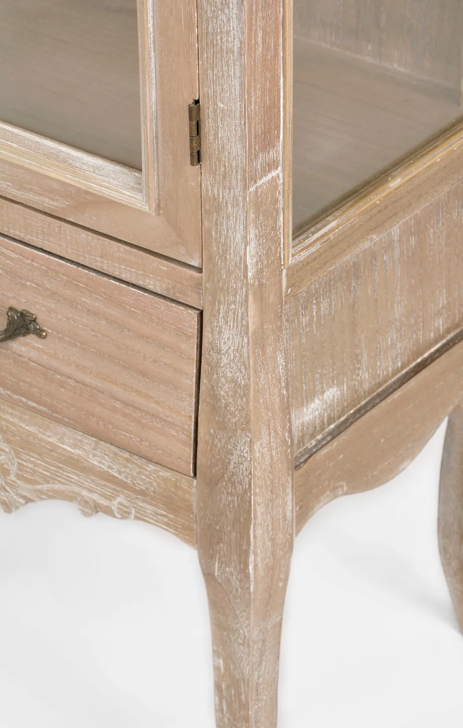 Helepruun vitriinkapp Merano ME05, lehtpuu puidust – 3