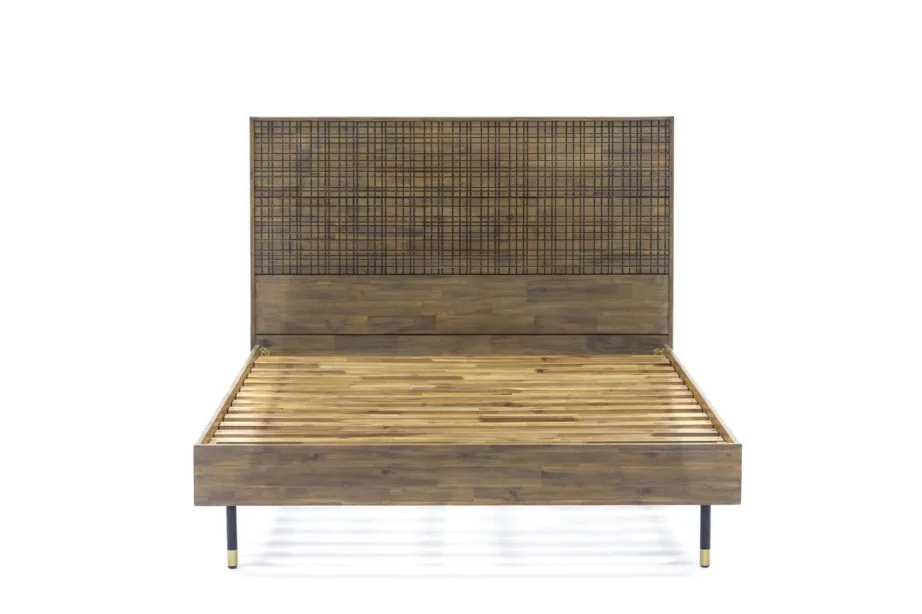 Helepruun voodiraam Maze MAZK01, akaatsiapuidust – 4