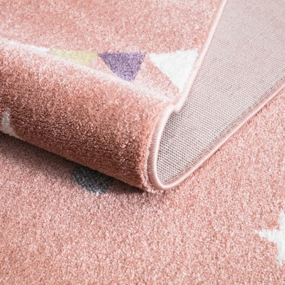 Roosa lastetoa vaip hobuse pildiga – 5