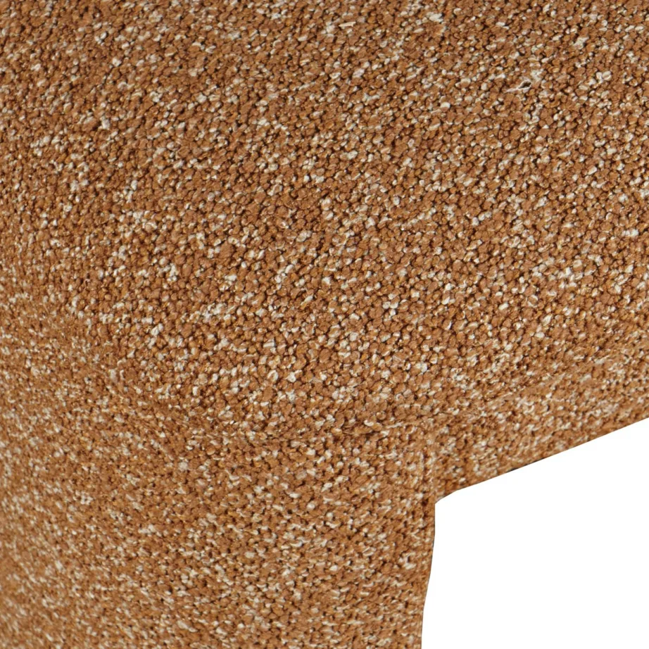 Tellisepruun ja hall polsterdatud tool Leith LET78B, 100% polüester – 6