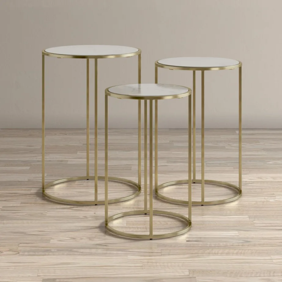 Kuldne laudade komplekt Avola AV2130-39, marmorist - 10