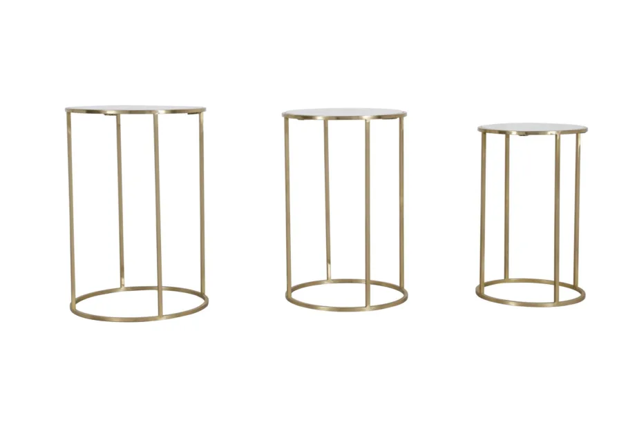 Kuldne laudade komplekt Avola AV2130-39, marmorist - 3