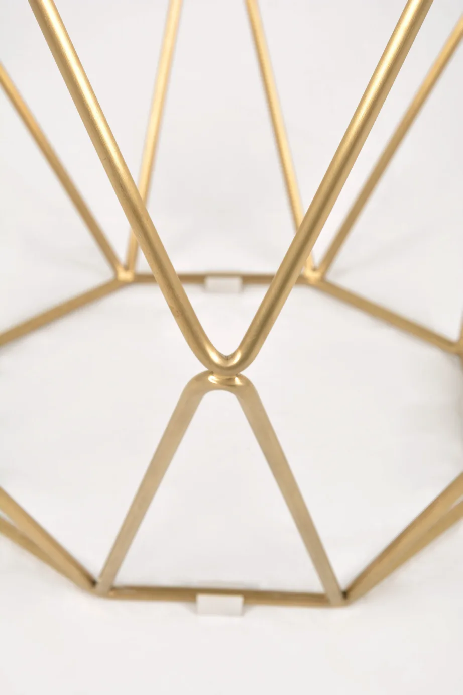 Kuldne kõrvallaud Glamour GL1715, roostevaba teras, MDF – 10